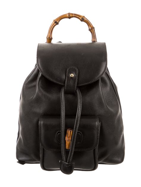 gucci bamboo backpac|Gucci bamboo backpack vintage.